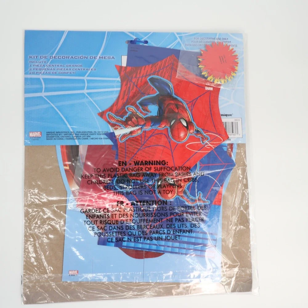 Marvel Spider-Man Birthday Party Supplies Plates Napkins Centerpiece Decorations